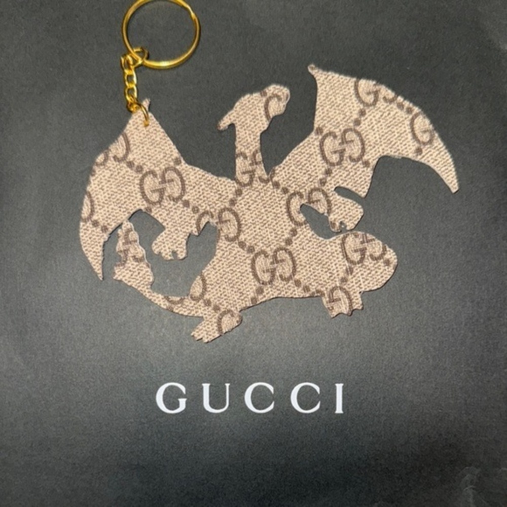 Beige Charizard Keychain